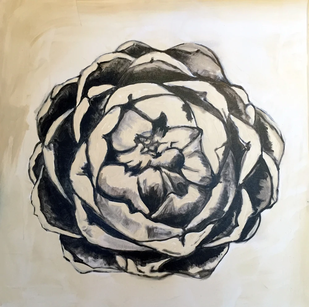 Artichoke, painting by Jayashri Triolo