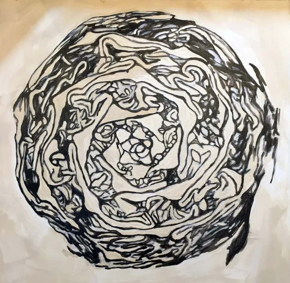 Cabage, painting by Jayashri Triolo
