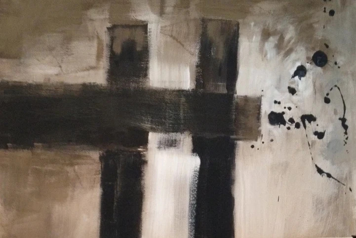 Fence, Acrylic by Jayashri Triolo