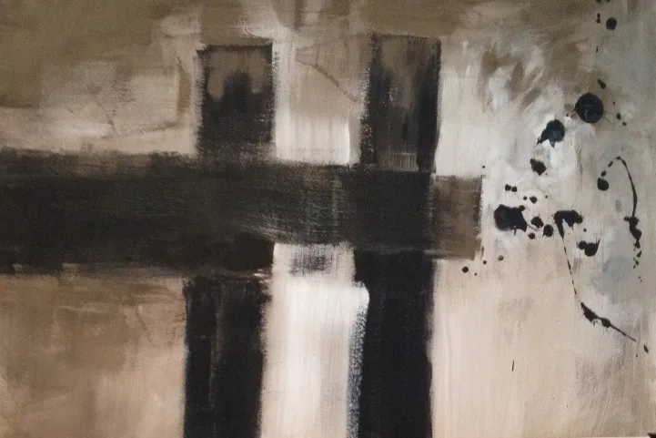 Fence, Acrylic by Jayashri Triolo