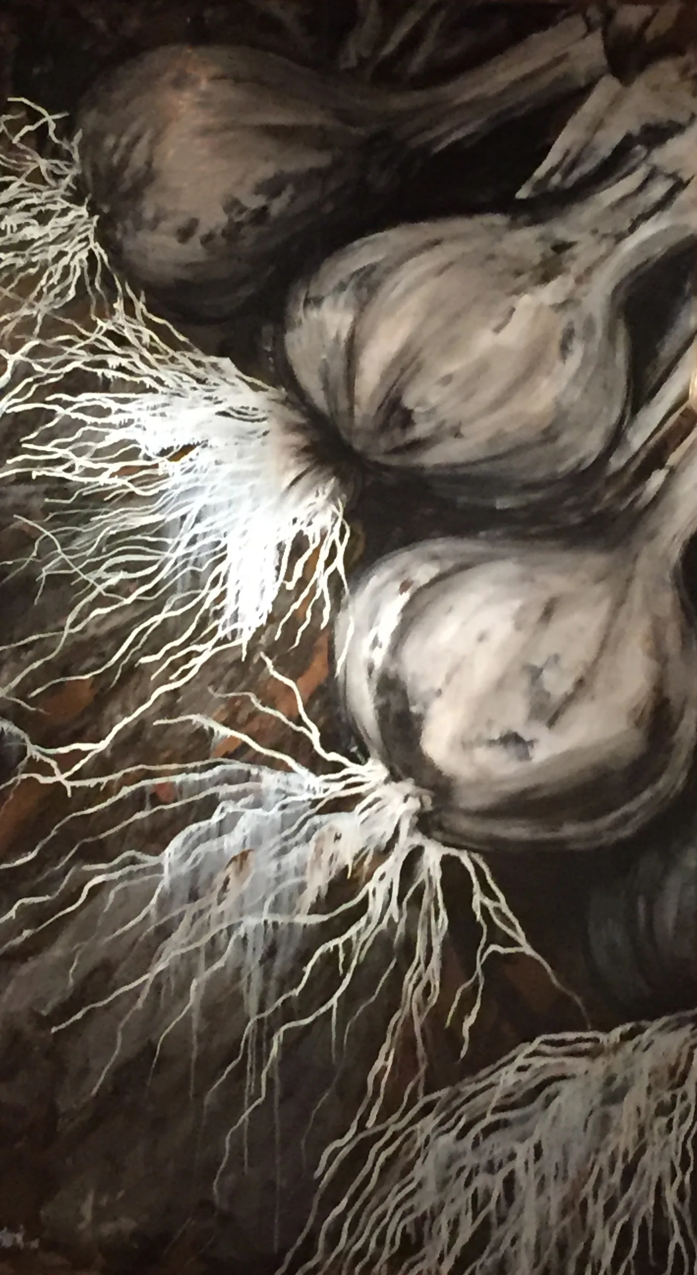 Garlic, painting by Jayashri Triolo