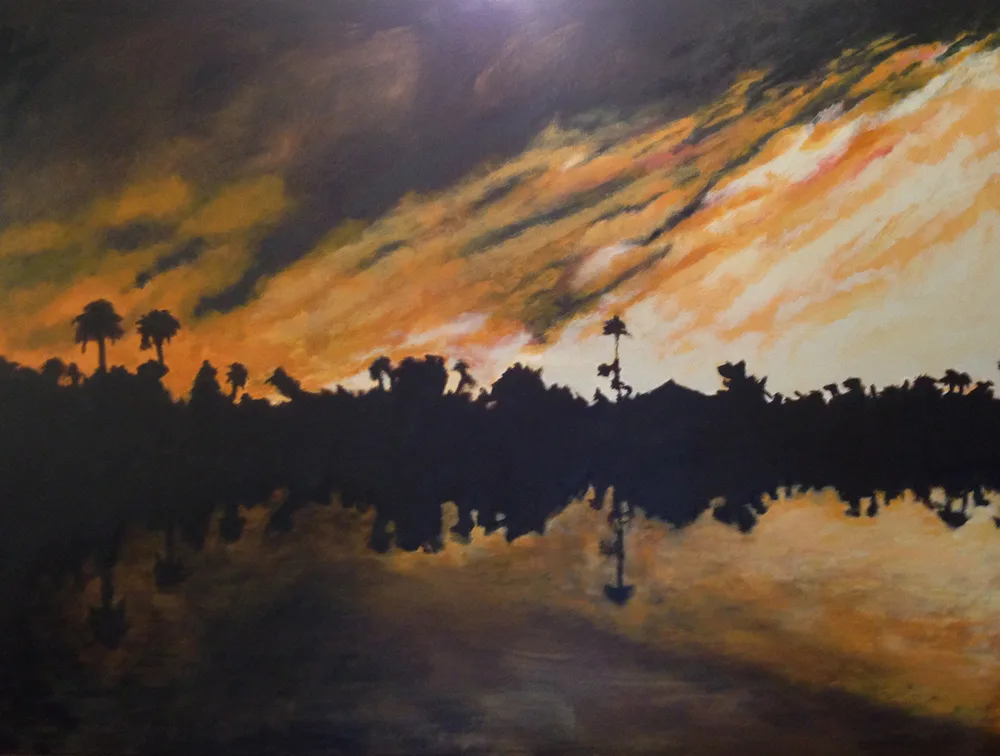 Horizon, Oil by Jayashri Triolo