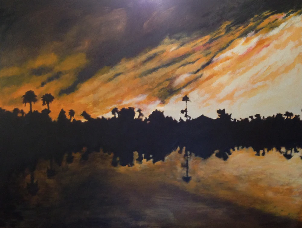 Horizon, Oil by Jayashri Triolo