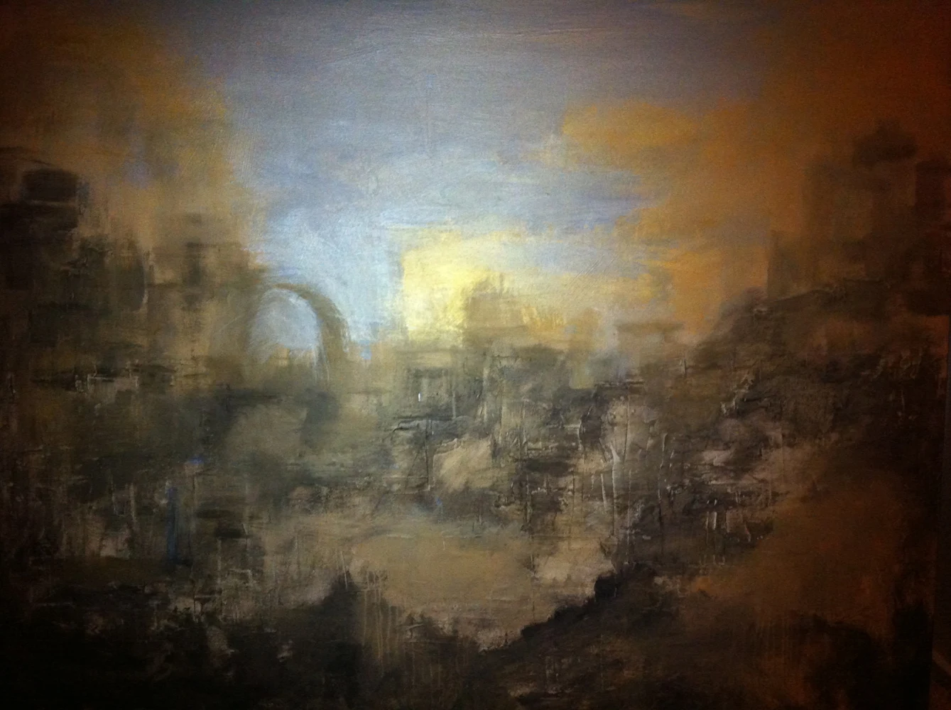 Landscape, Oil by Jayashri Triolo