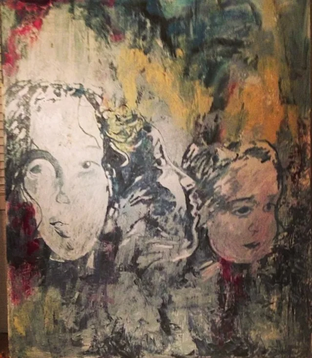 Portrait, Oil by Jayashri Triolo