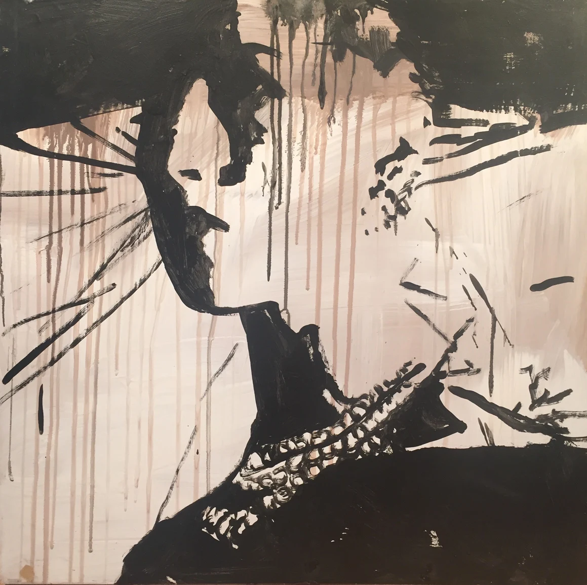 Series #1, Oil & acrylic by Jayashri Triolo